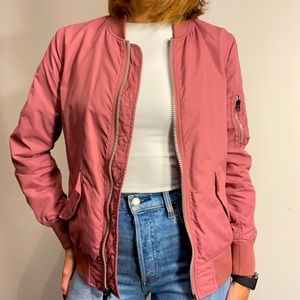 Alpha Industries Rose Bomb Jacket - Size S